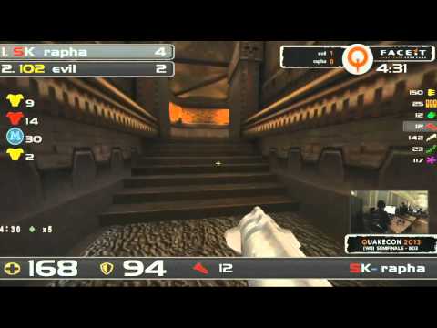 QuakeCon 2013 (WB) Semifinals Evil vs Rapha (map 2 of 3)