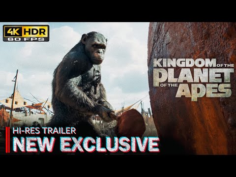 Kingdom of the Planet of the Apes | 4K HDR | NewTrailer [HI-RES] Freya Allan | 2024