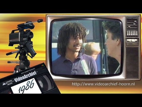 1986 Hoorn: Voetbalwestrijd Hollandia-PSV