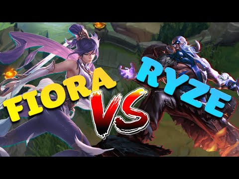 [S11 Ryze Guide] How to Lane vs Fiora & Splitpush Challenger Solo Q | (Best Ryze NA Strompest)