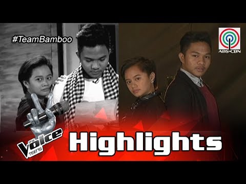 Team Bamboo Battle Rehearsal Andrea vs Emarjhun