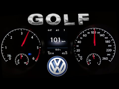 VW Golf 7 2.0 TDI - Beschleunigung, Durchzug und Fahrleistungen
