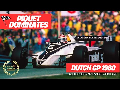 Formula 1 1980 Dutch GP - Piquet's Dominant Drive - F1 Highlights