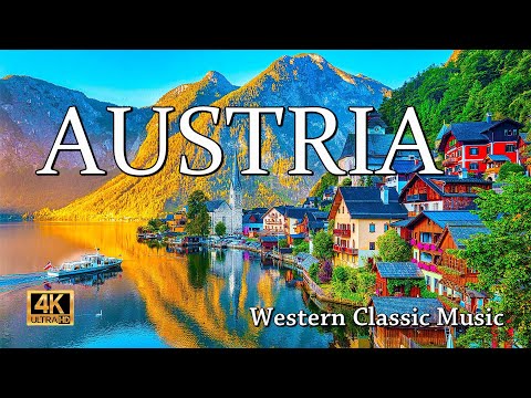 Austria - Flying Over Austria - Western Classic Music - Vienna, Salzburg, Innsbruck, Hallstatt, Graz