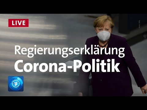 Corona: Merkel-Regierungserklärung im Bundestag