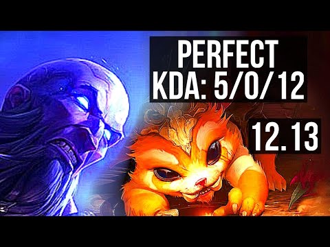 RYZE vs GNAR (TOP) | 5/0/12, 1.5M mastery, 800+ games | EUW Diamond | 12.13