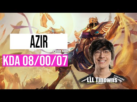 Azir vs Zoe (MID) | LLL Tinowns | BR Challenger | 13.17