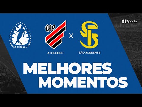 Gols e lances de Athletico Paranaense x São Joseense