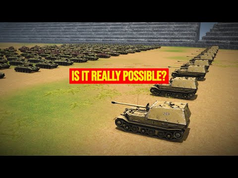 10 Ferdinands vs 100 T-34s | Can Firepower Stop Overwhelming Numbers?
