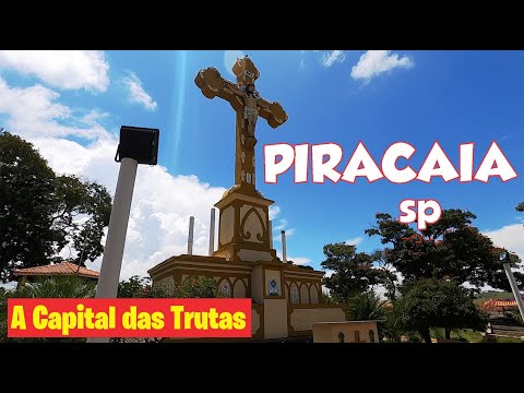 PIRACAIA / SP - A Capital das Trutas - Mirante Santo Cruzeiro - Casa do ARTESÃO - Centro da cidade .