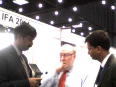 Philip Baker with Arun Giri and Ameya Kunte on IFA Copenhagen Congress