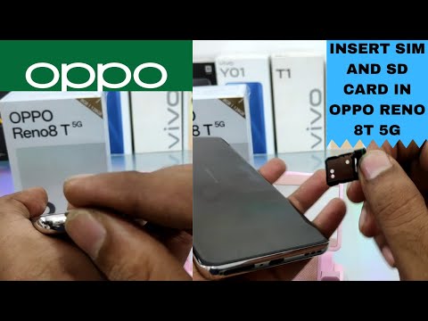 How to Insert Sim And SD card in OPPO Reno 8T 5G| Does OPPO Reno 8T Have SD Card Slot