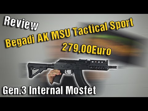Begadi AK MSU Tactical Sport "Gen.3 Internal Mosfet" S-AEG | Unboxing & Review | Highlander Airsoft