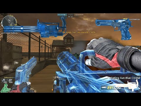 Crossfire NA ( Đột Kích ) 2.0 : Gatling Gun Blue Crystal - Hero Mode X - Zombie V4