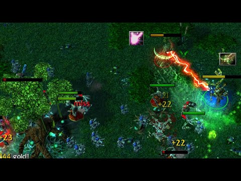 DOTA TINKER LOST 2 LANES: 0.1% Chance to Win (THRONE DEFENSE)