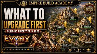 Evony Building Upgrade Priority 2026 | What to Upgrade First for Fast Growth