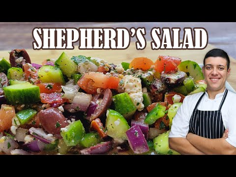 How to Make Shepherd's Salad Recipe | Coban Salad by Lounging with Lenny