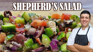 How to Make Shepherd's Salad Recipe | Coban Salad by Lounging with Lenny
