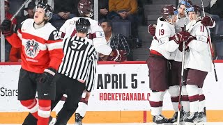 Хоккей Austria vs Latvia (Rel.2) — 2023 IIHF World Junior Championship