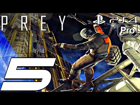 PREY (2017) - Gameplay Walkthrough Part 5 - Nightmare Boss Fight & Life Support (PS4 PRO)