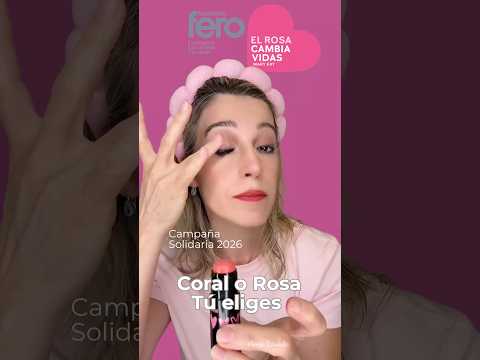 Coral y rosa solidarios