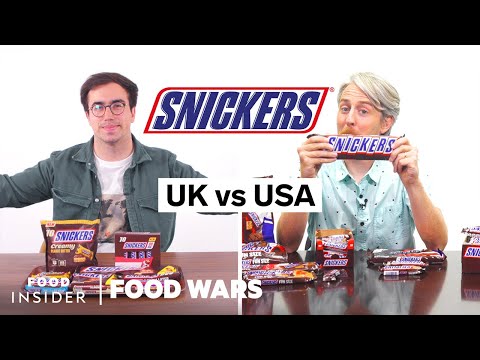US vs UK Snickers | Food Wars