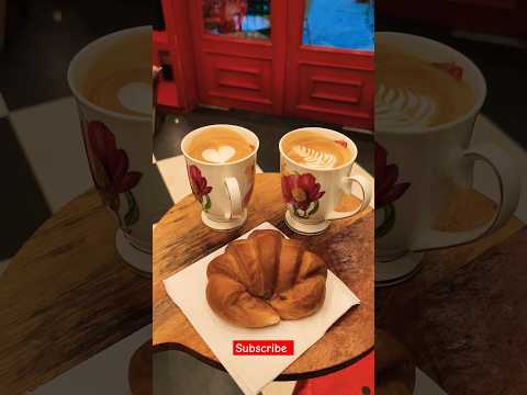 #shortvideo #coffeeart and butter crossiant #viral_video