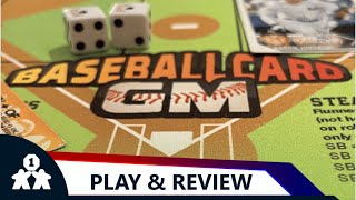 Baseball Card GM play and review (review copy provided)