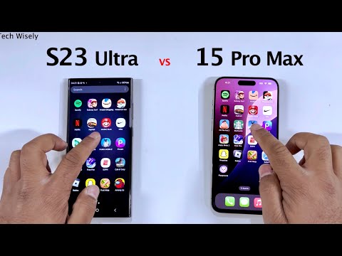 SAMSUNG S23 Ultra vs iPhone 15 Pro Max in 2025 - Speed Test