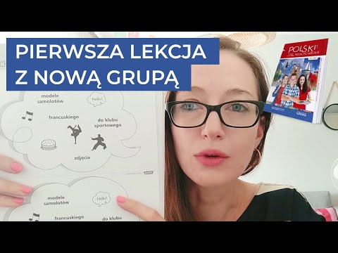 01 Pierwsza lekcja z nową grupą (POLSKI krok po kroku - junior)
