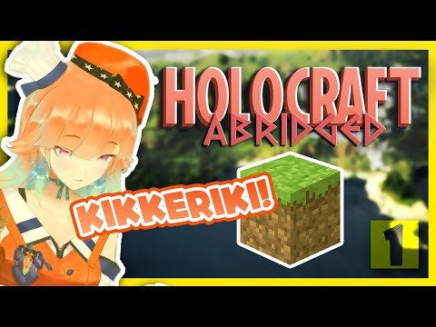 HoloCrimson - KIARA'S FIRST TIME PLAYING MINECRAFT | HOLOLIVE EN MINECRAFT ABRIDGED #1