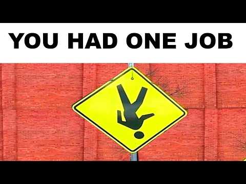 You Had One Job