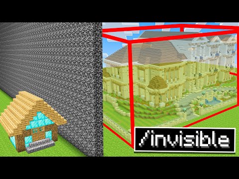 I Cheated with INVISIBLE BLOCKS in a Minecraft Build Battle
