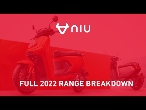 NIU New 2022 Models - Overview of The Entire Range