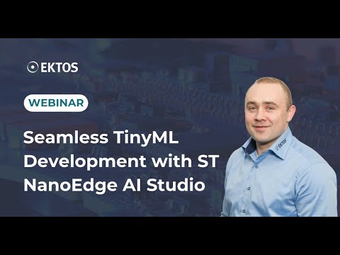 Seamless TinyML Development with ST NanoEdge AI Studio