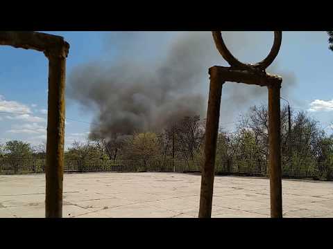 В Николаеве в парке Лески сильный пожар. Горит камыш