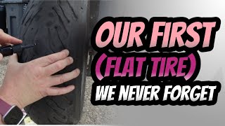 Our First Time We Never Forget | Flat Tire