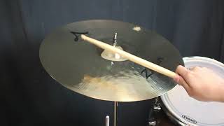 Video thumbnail for Zildjian 18" A Heavy Crash by The Drum Shop - Portland, Maine