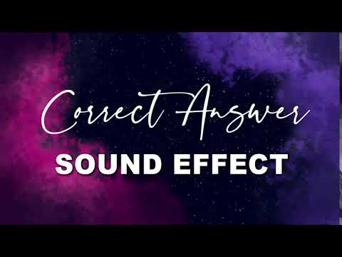 Correct Answer Sound Effect | NO COPYRIGHT 🎤🎶