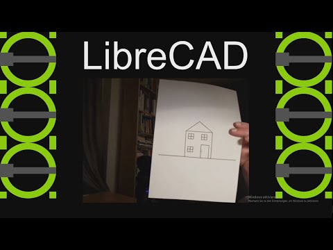 LibreCAD for Beginners - Part 1: Drawing Tools, Operation & Magnetic Drawing Mode