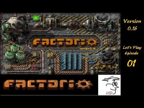 Factorio 0.16 Playthrough - Episode 01 - Steam Power
