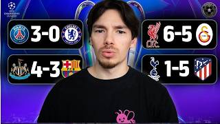 My Champions League Round Of 16 Predictions