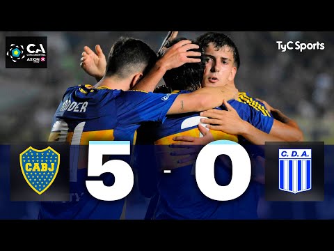 Boca 5 - 0 Argentino (MM) | GOLEADA CON DEBUT DE ANDER HERRERA | Copa Argentina 2025 | 32avos