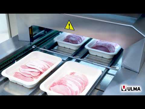 Verpackung von Fleisch in Schutzatmosphäre mit TSB 300 Tray Sealer und Cellulose Tray