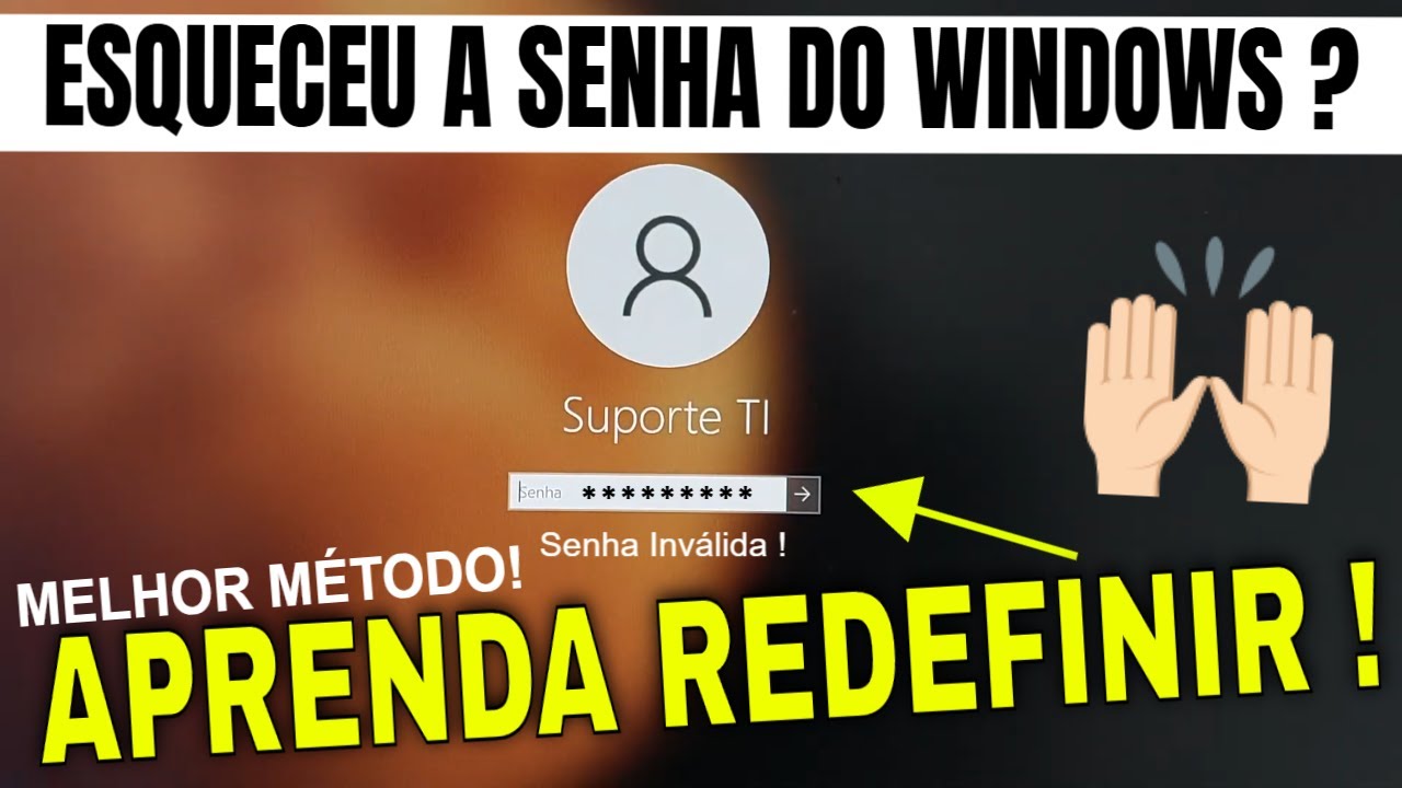 Como quebrar a senha de login de usuário do windows pelo CMD - MELHOR MÉTODO