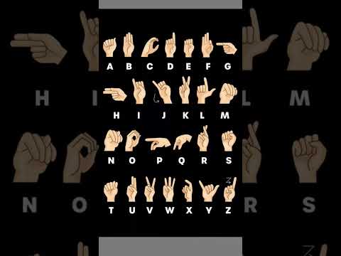 Asl Chart Alphabet Printable