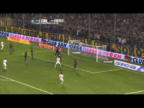 Delgado tuvo el empate. Central 0 - Lanús 1. Fecha 13. Primera División 2015. FPT.