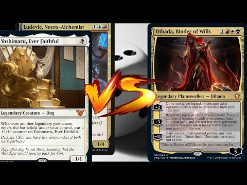 Yoshimaru & Ludevic VS Dihada - MTG EDH Duel Commander Cartes Magic