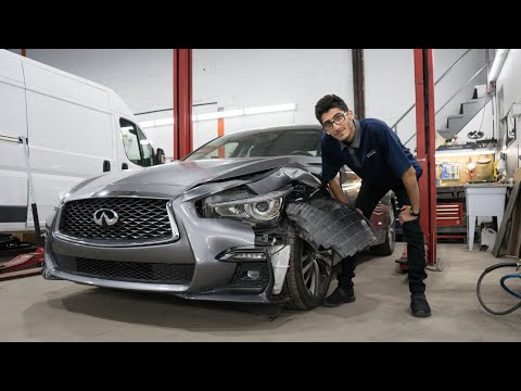 Infiniti Q50 3.0t Build part 1 | Carrosserie Prisme
