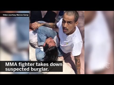 MMA FIghter Takes Down Burglar | San Diego Union-Tribune